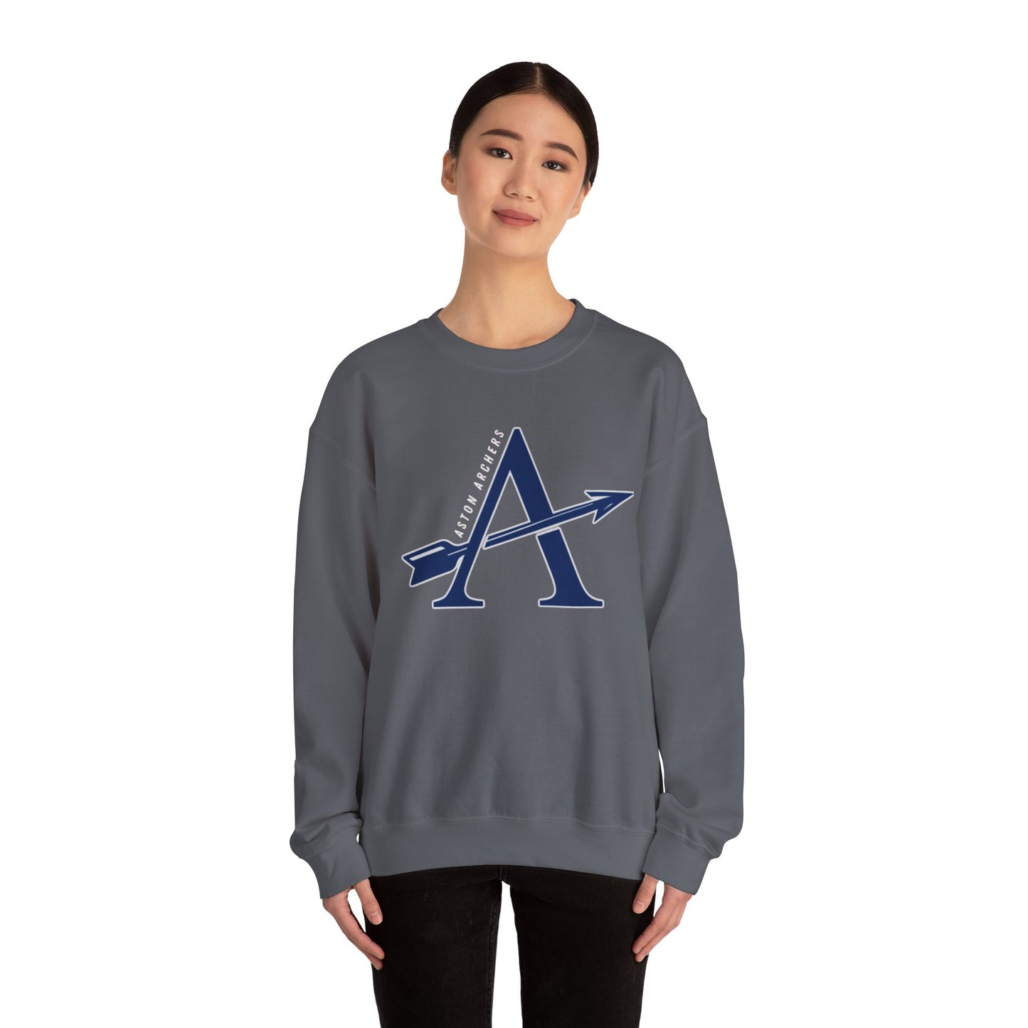 Aston Archers Logo Heavy Blend™ Crewneck Sweatshirt