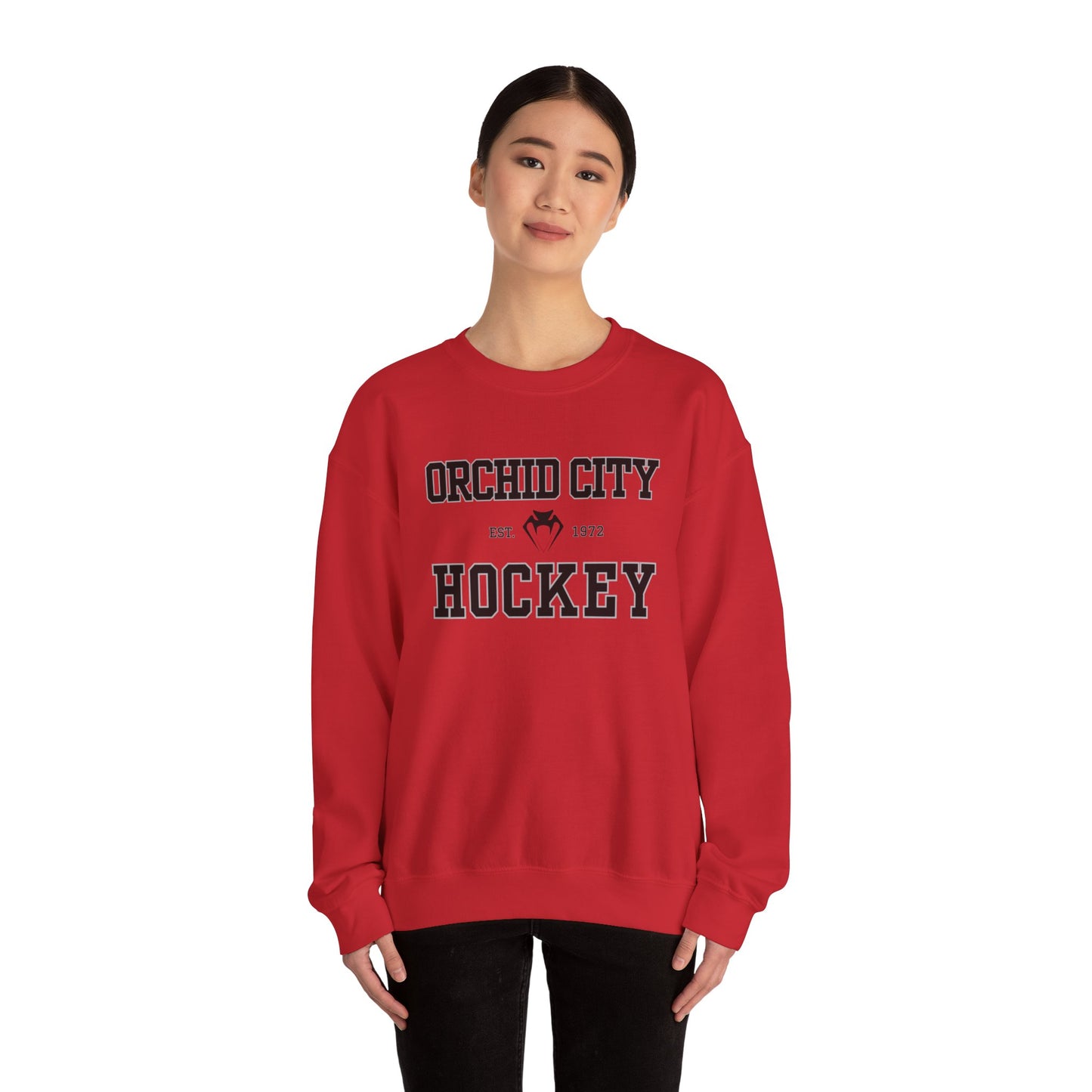 Orchid City Hockey Crewneck