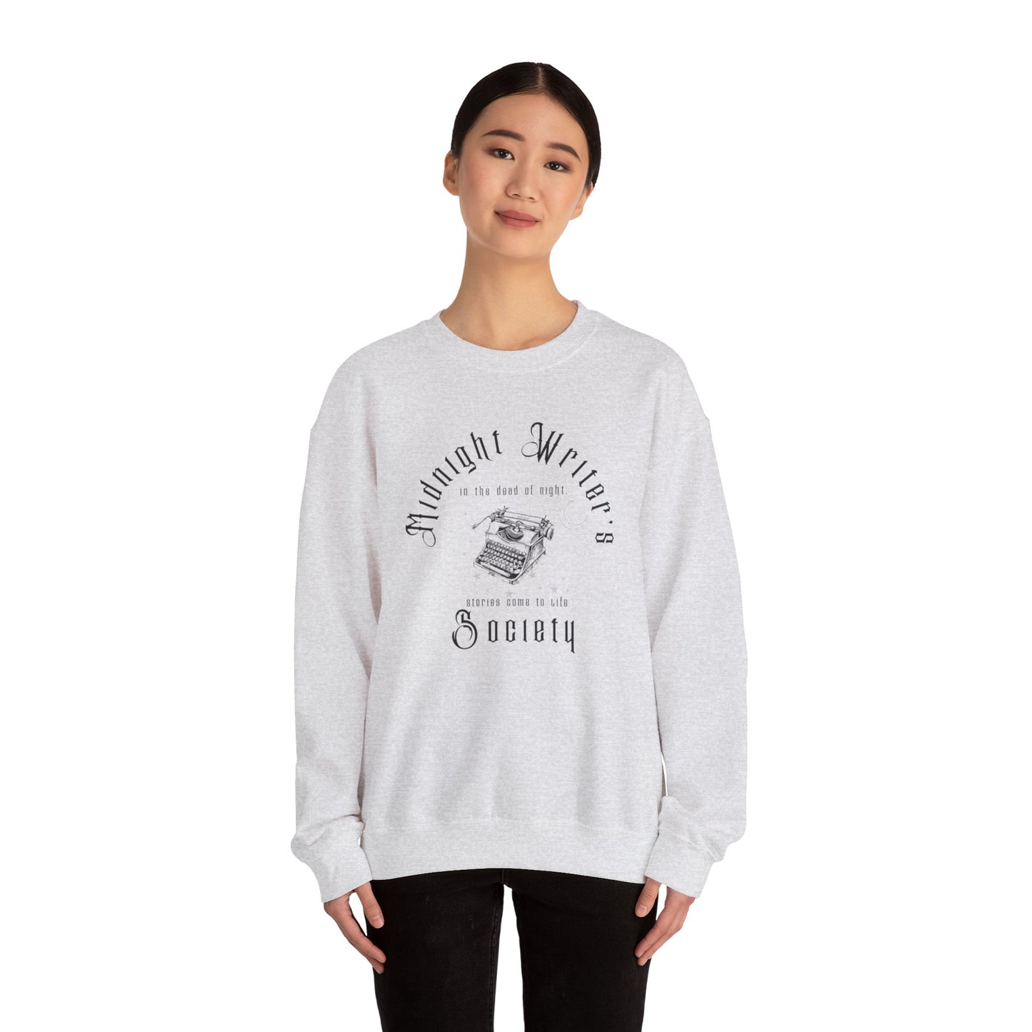 Midnight Writer's Society Crewneck Sweatshirt