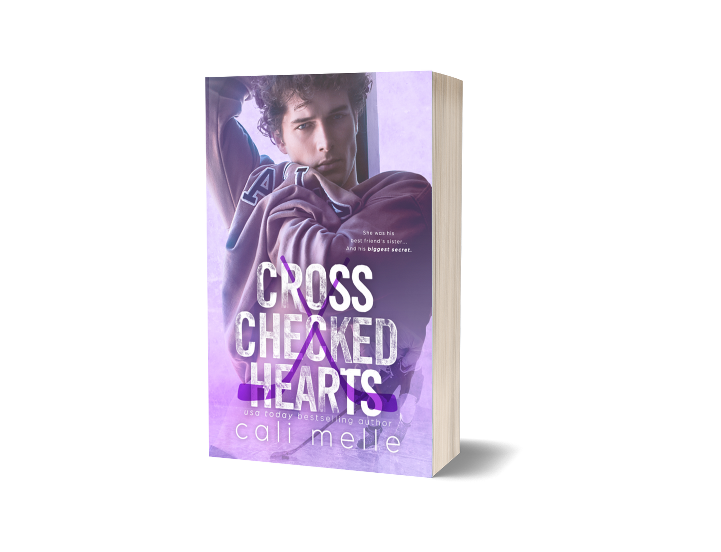 Cross Checked Hearts Signed Paperback Model Cover