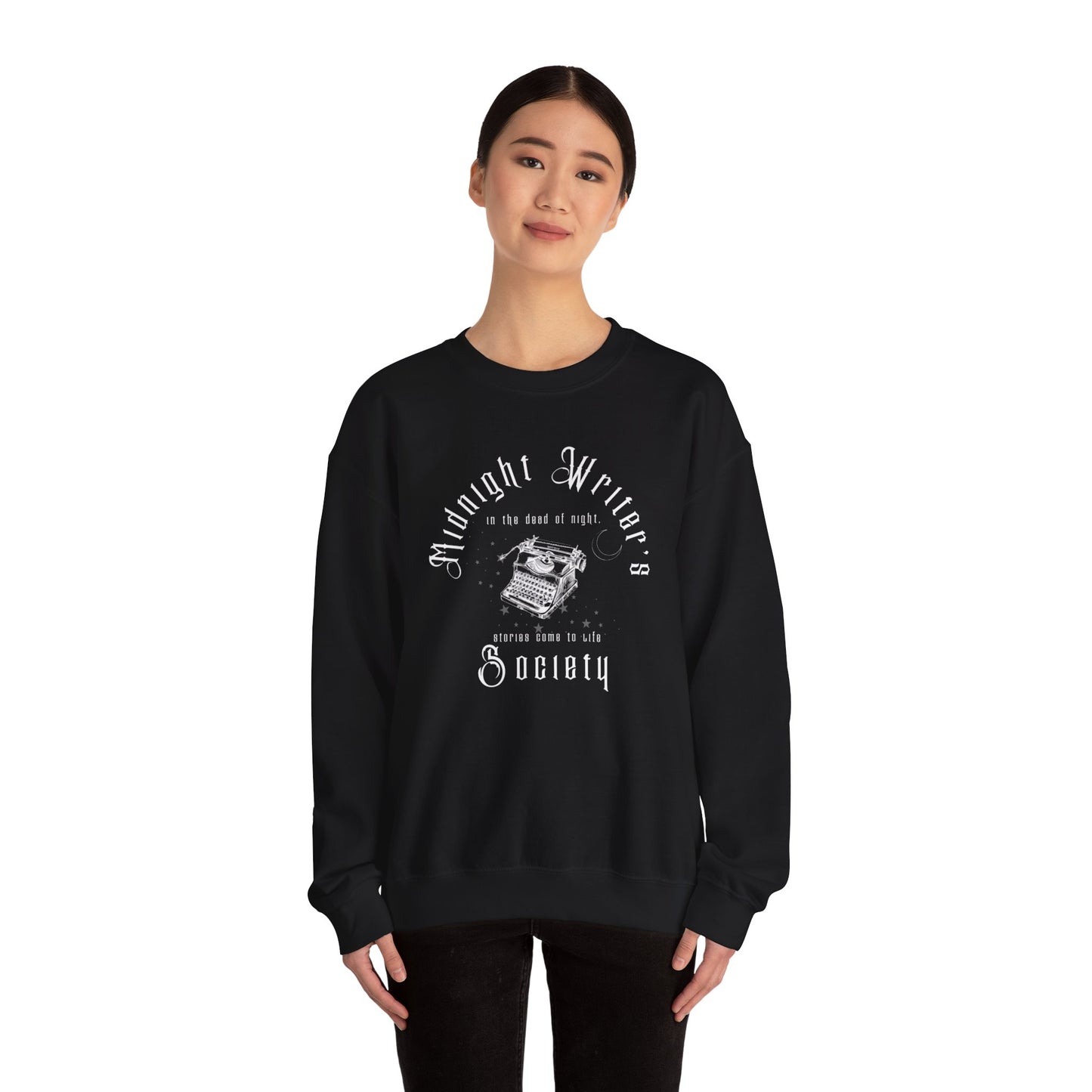 Midnight Writer's Society Crewneck Sweatshirt