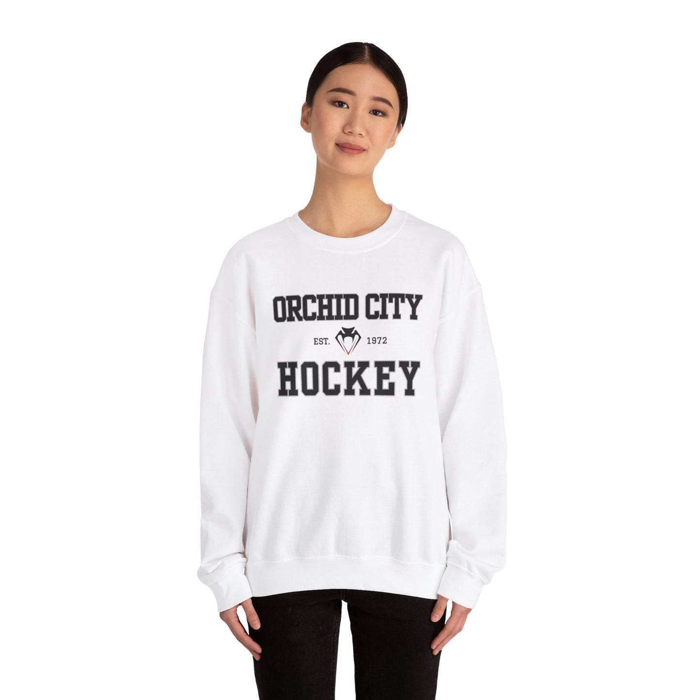 Orchid City Hockey Crewneck