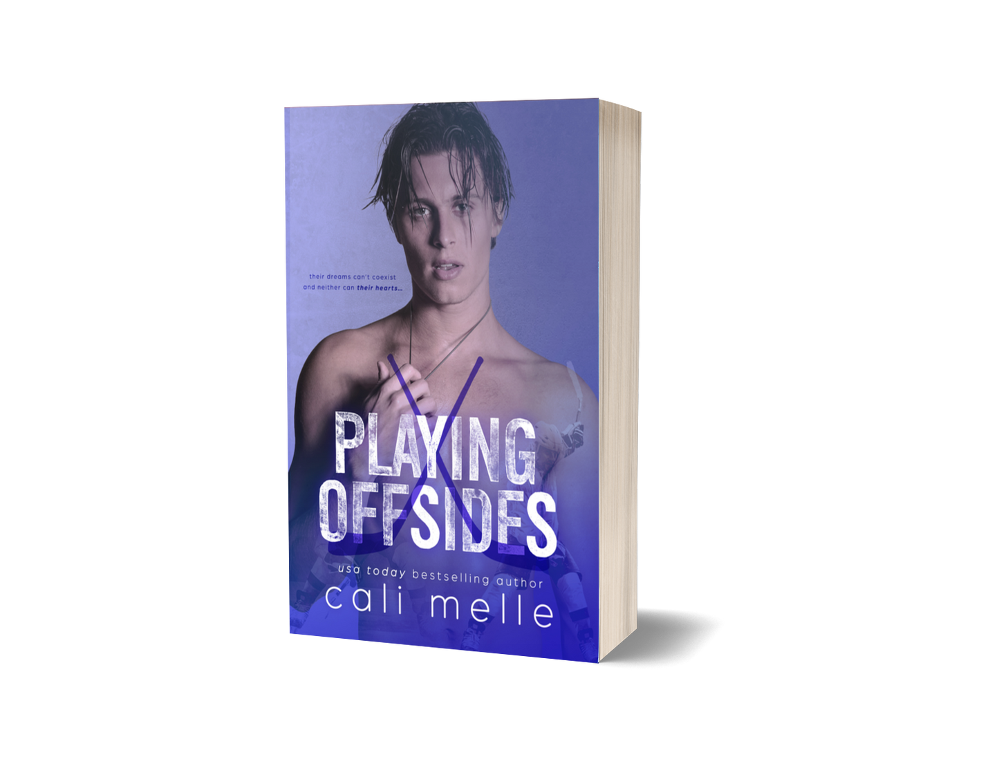 Playing Offsides Signed Paperback Model Cover