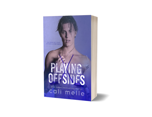 Playing Offsides Signed Paperback Model Cover