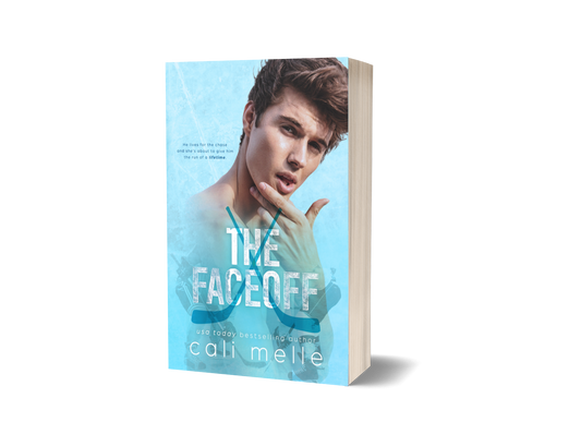The Faceoff Signed Paperback Model Cover