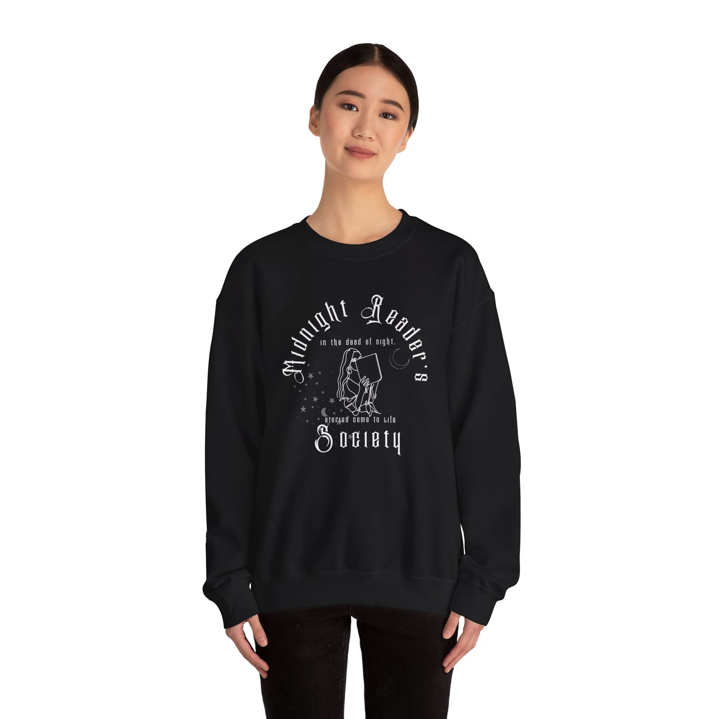 Midnight Reader's Society Crewneck Sweatshirt