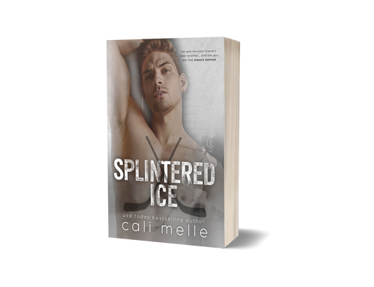 Splintered Ice Signed Paperback Model Cover