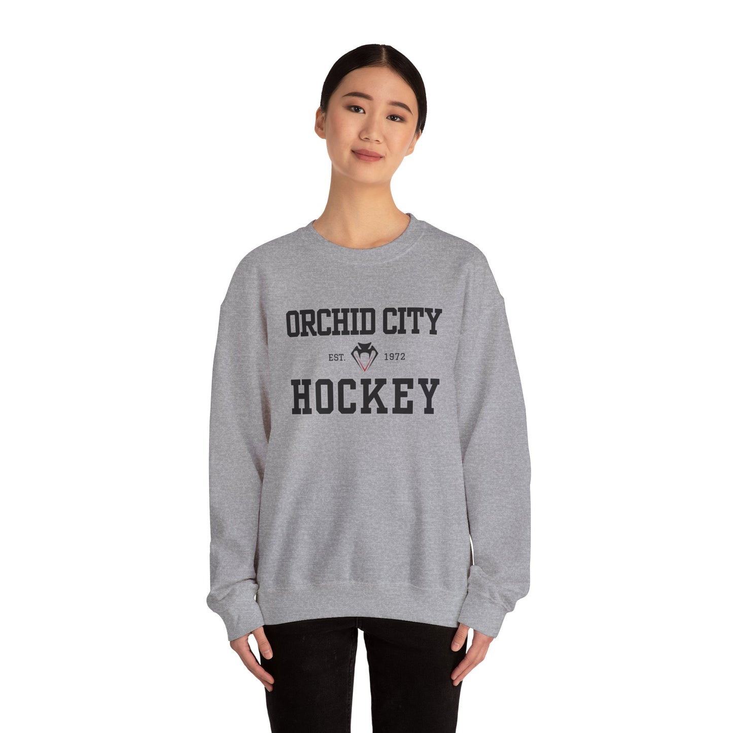 Orchid City Hockey Crewneck